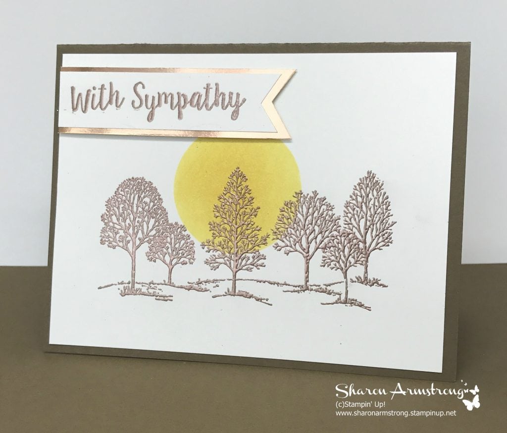 Lovely as a Tree Sympathy Card