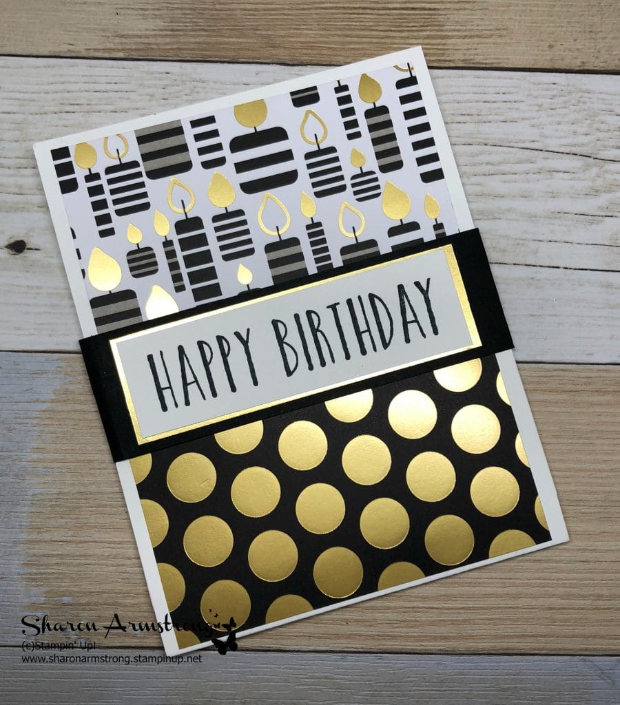 Handmade Birthday Card: Doubles as Gift Card Holder