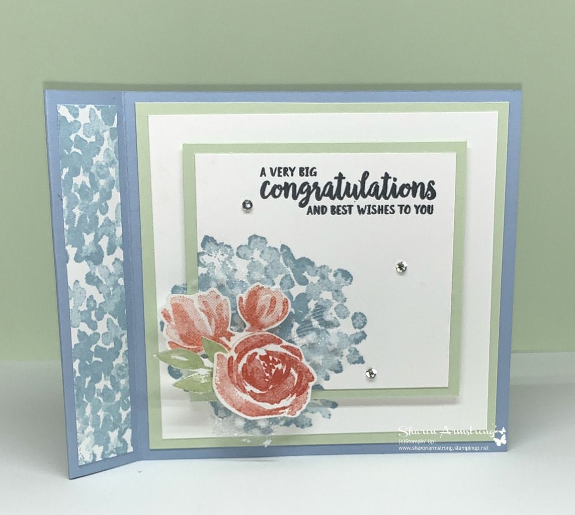 Make a Beautiful Wedding Card That is Also A Fun Fold Greeting