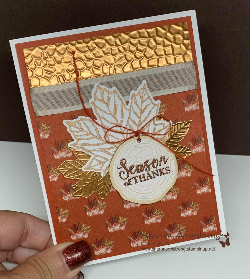 Autumn-Greeting-Card-Handmade-by-Sharon-Armstrong-TxStampin