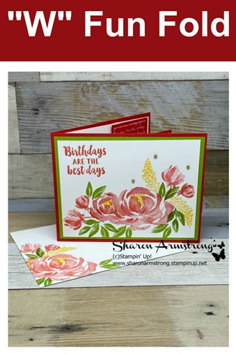 How to Make a ‘W’ Fun Fold Card with Step by Step Instructions