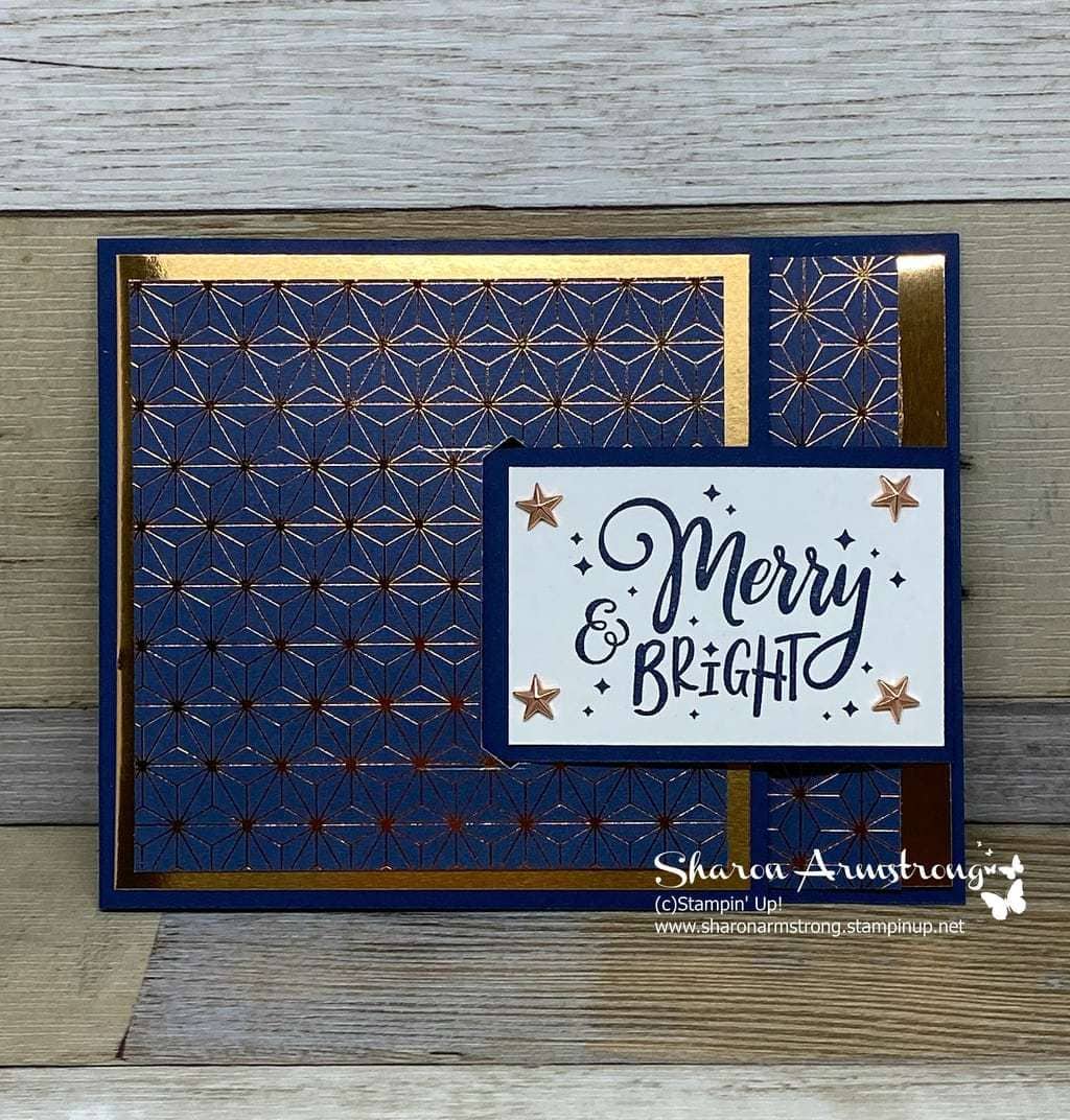 A Christmas Buckle Fold Card You’ll Be Delighted to Make