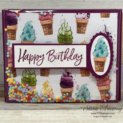 How to Make an Easy Shaker Card as a Special Birthday Treat