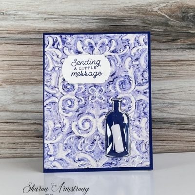 Faux Porcelain Embossed Cards: 4 Awesome Papers To Create On