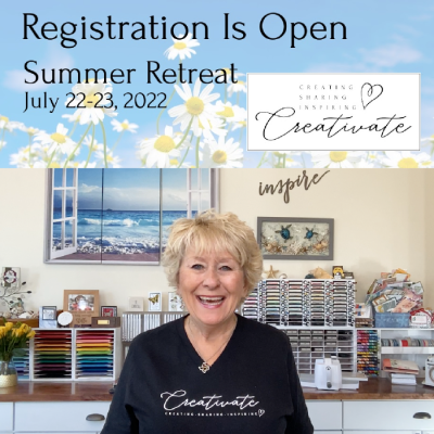 Creativate Summer 2022 Retreat Registration Open!