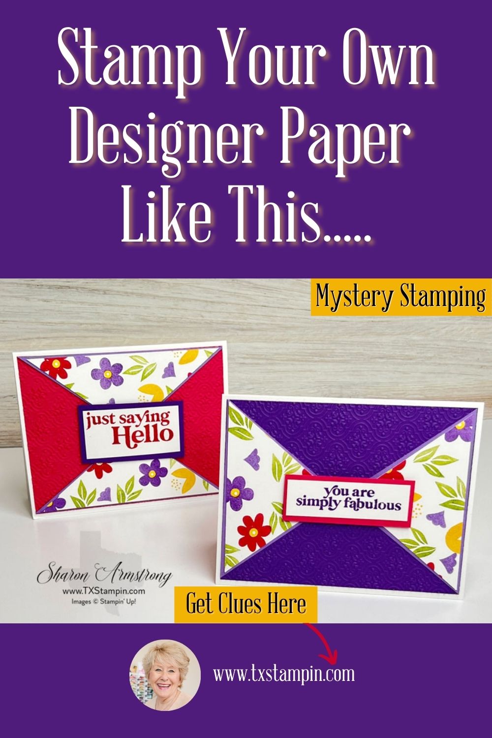 How to Make Your Own Background Paper for Card Making