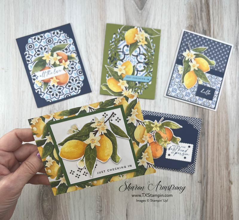 Citrus Blooms Suite: 4 Amazing Card Ideas To Make This Summer