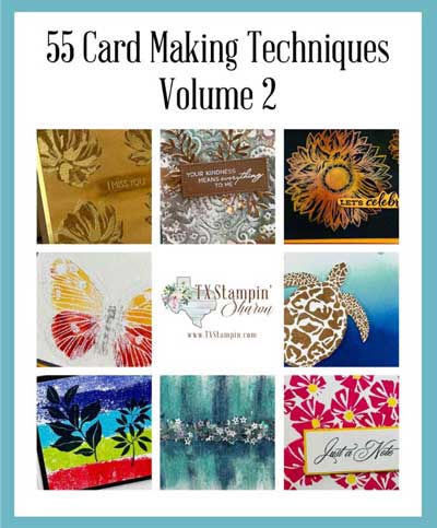 55 Card Making Techniques Spiral Bound Printed Book Volume 2 - TX ...