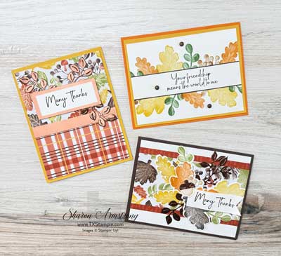 3 Beautiful Fall Cards with the Gathering Together Suite